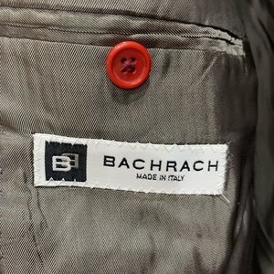 Red Bachrach mens suit jacket